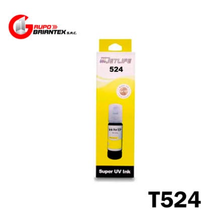 tinta compatible epson 524 yellow