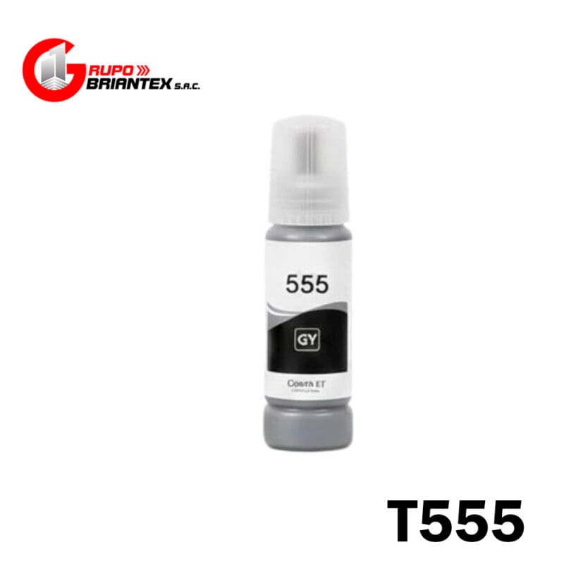 tinta compatible epson 555 gris