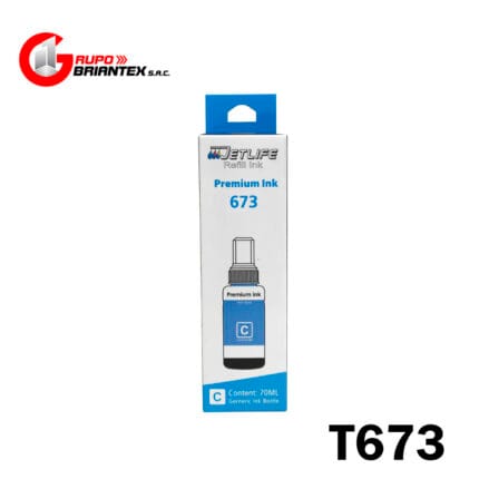 tinta compatible epson 673 cyan