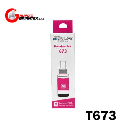 tinta compatible epson 673 magenta