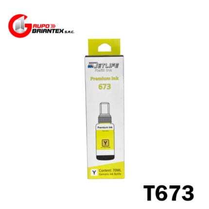 tinta compatible epson 673 yellow