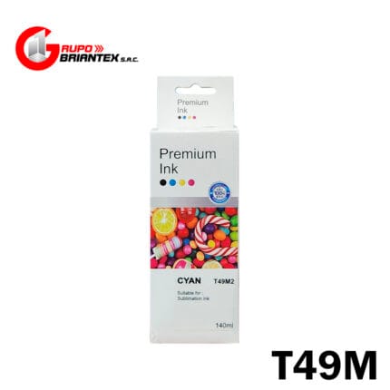 tinta compatible epson t49m cyan