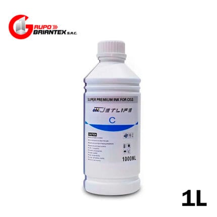 tinta compatible jetlife cyan 1l