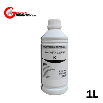 tinta compatible jetlife negro 1l