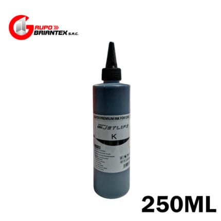 tinta compatible jetlife negro 250ml