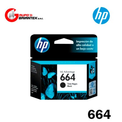 cartucho de tinta hp 664 negro