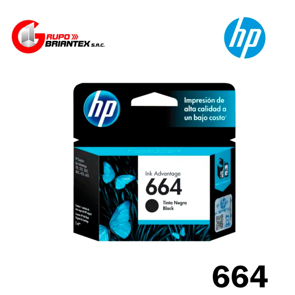 cartucho de tinta hp 664 negro cartucho de tinta hp 664 negro