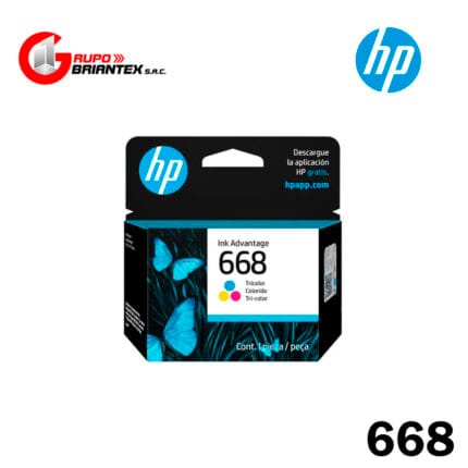 cartucho de tinta hp 668 tricolor