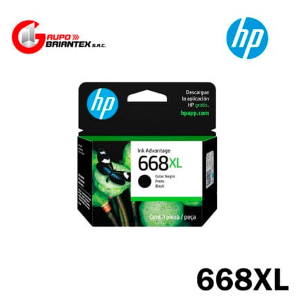 cartucho de tinta hp 668xl negro