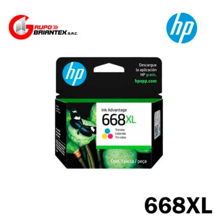 cartucho de tinta hp 668xl tricolor