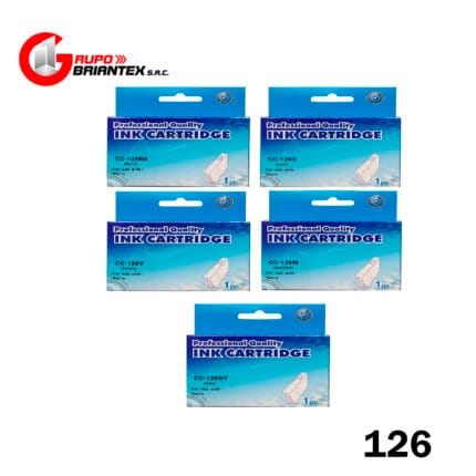 kit tinta compatible canon 126