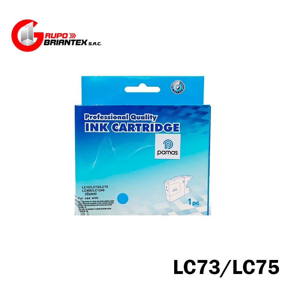 tinta compatible brother lc73-lc75 cyan tinta compatible brother lc73-lc75 cyan