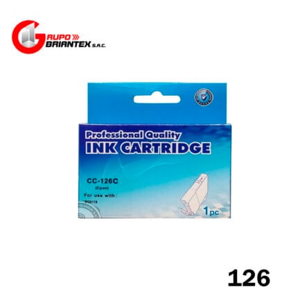 tinta compatible canon 126 cyan