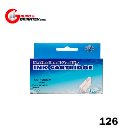 tinta compatible canon 126 gray