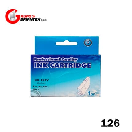 tinta compatible canon 126 yellow