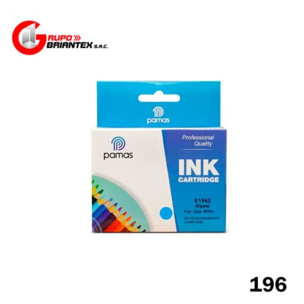 tinta compatible epson 196 cyan