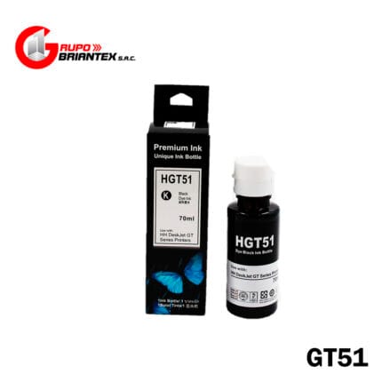 tinta compatible hp gt51 negro