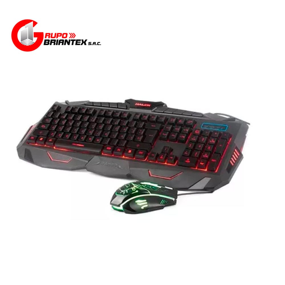 Kit Gamer Teclado Mouse Halion Shark Kit Gamer Teclado Mouse Halion Shark